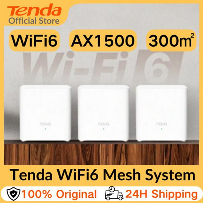 Tenda Nova MX3 AX1500 메시 WiFi 6 시스템 3500sq.ft WiFi 6 메시 시스템 기가비트 라우터 듀얼 밴드 네트워크 80개 장치, Add AU Adapter, EU 플러그, [01] MX3 AX1500 (1-pack), 1개, 7) Add AU Adapter - MX3 AX1500