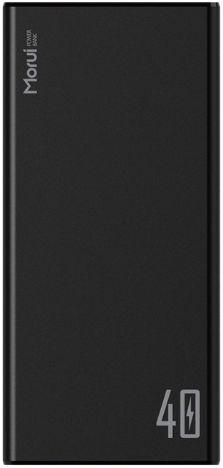 모루이 고속충전 보조배터리 40000mAh, T40PD, 블랙