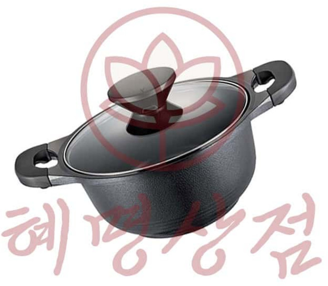 PN풍년 펄블랙주물IH 양수냄비 22cm 스텐냄비 라면냄비