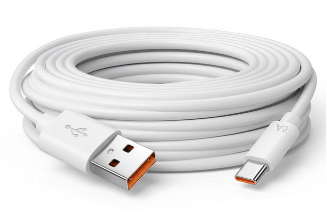 홈캠 펫캠 C타입 연장 케이블 6M 파인뷰 이글루 헤이홈 호환 CCTV 전원 충전 롱케이블, 12m, 1개