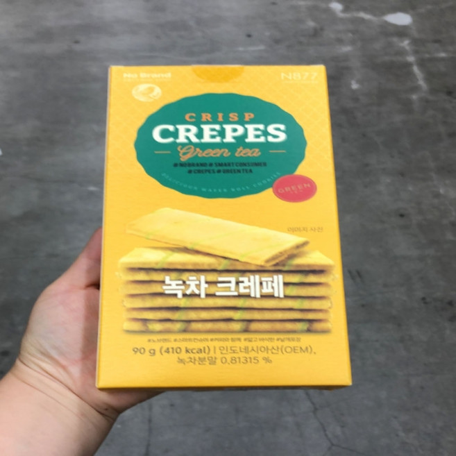 녹차 크레페, 90g, 1개