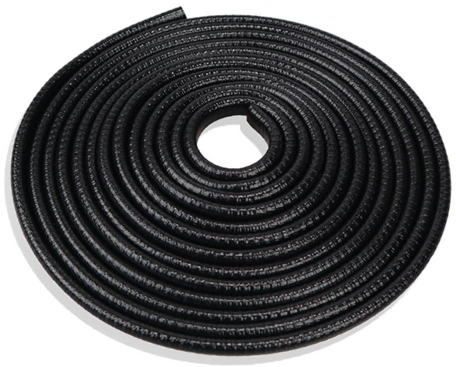 발통마켓 오토바이 윈드스크린 몰딩 마감재 테두리 윈드쉴드 뱀띠 고무 윈도우, 1개