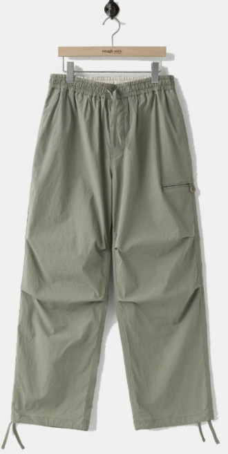 [러프사이드]ROUGH SIDE_[시그니처] 이지 파라 팬츠 세이지