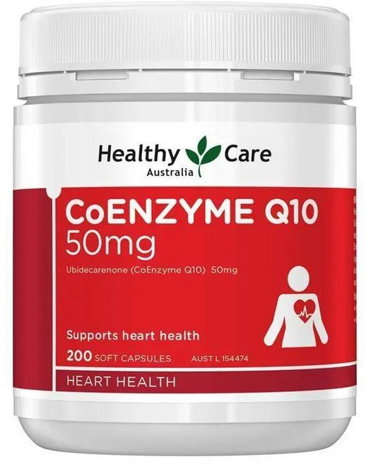 호주 헬시케어 Healthy Care CoEnzyme Q10 코엔자임 큐텐 50mg 캡슐, 4개, 200정