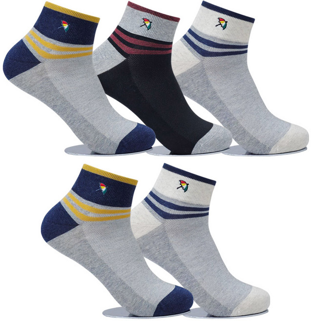 아놀드파마 남자캐주얼양말 매쉬단목 5켤레 AP5649