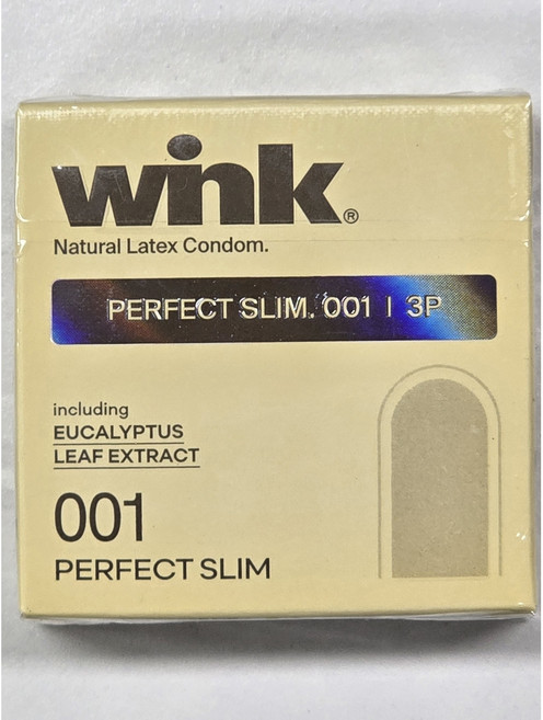 윙크 퍼펙트 슬림 001 남성용 콘돔 3개입, 10개
