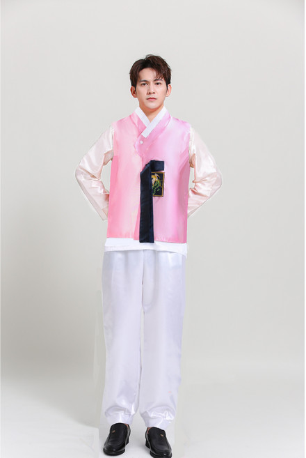 남성 생활 한복 세트 루즈핏 데일리 드레스 개량 한복 상하의 세트 전통 한복 무대 공연 한복 YMY