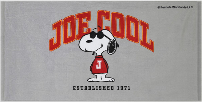 송월 스누피 조이쿨50 20수 면 바스 비치 타올, 01_스누피 조이쿨50_회색, 1개