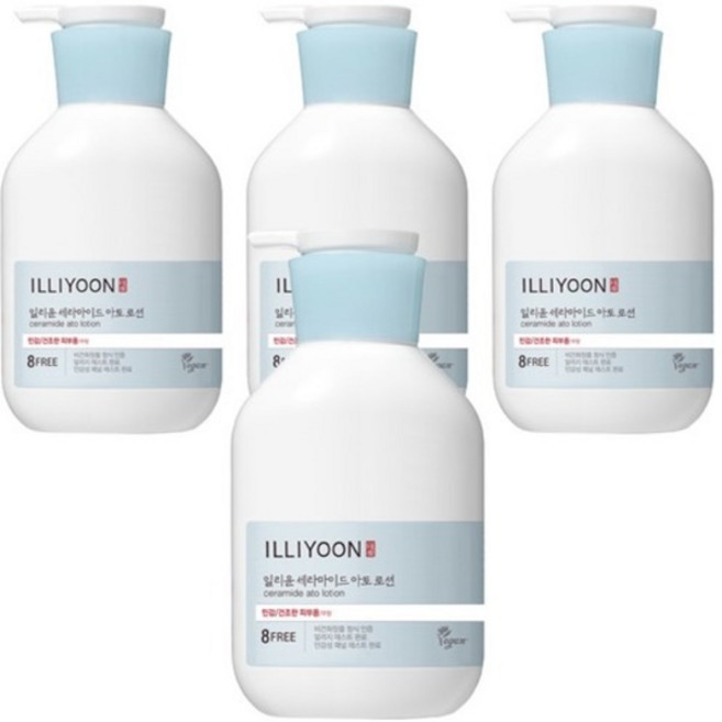 일리윤 세라마이드 아토로션 무향, 528ml, 4개