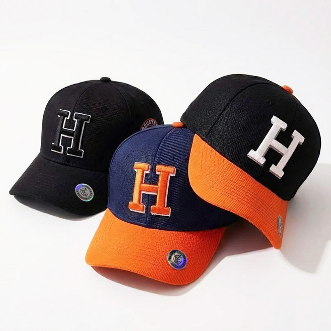 캡이요 CAPEYO 2335 H 아크릴 볼캡 HOUSTON CITY 약자로고 시티모자 야구모자 커플모자 남녀공용 캡모자 모자
