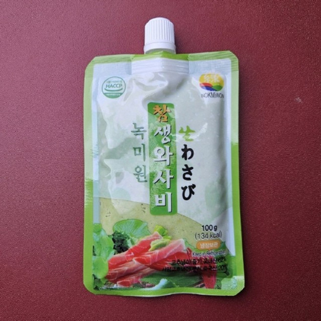 녹미원 생와사비 고추냉이 100g x 3팩, 3개