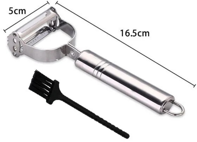 야채슬라이서 오토슬라이서 양배추슬라이서 마늘 양파 레몬 스테인레스 스틸 필러 과일 야채 멜론 감자 당근 오이 다기능 강판 줄리엔 슬라이스 가정 주방 도구, [02] NEW 2in1, 1개