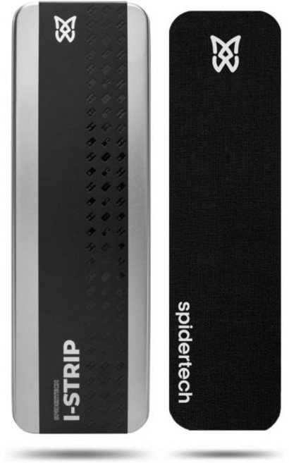 테이프 키네시올로지 테이핑 스파이더테크 운동학 애슬레틱 8인치 프리컷 스트립(20팩)(블랙), Black, 1개