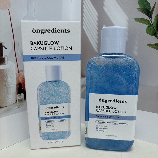 óngredients BAKUGLOW CAPSULE LOTION, 藍色, 1個