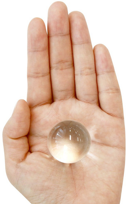 투명 유리구슬 수정구 크리스탈 오브제장식 촬영소품