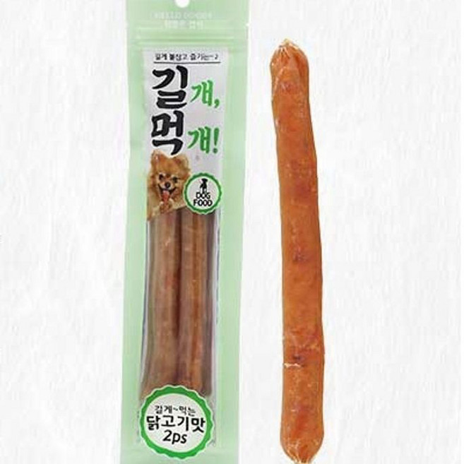 헬로도기 강아지 간식 소세지 애견 간식 닭고기 64g, 닭고기맛, 1개