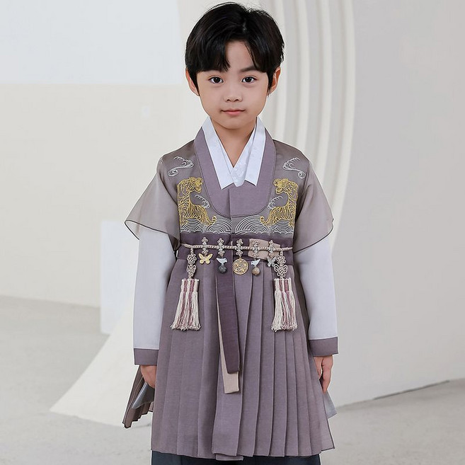 하랑한복 금호랑 어린이 전통 돌복 남아 아동 한복 세트