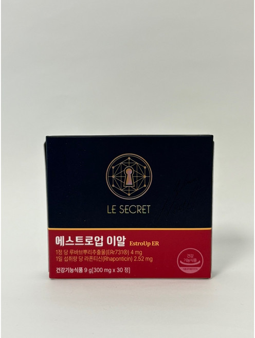 르시크릿 에스트로업 이알 루바브 여성갱년기 세트구성, 1박스, 30정