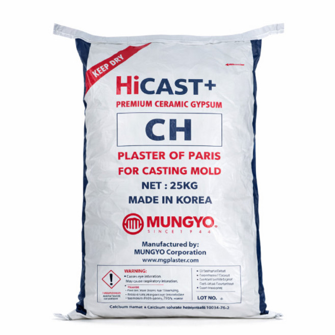 CH급 석고가루 25kg/문교 도자기용 미술용 석고분말, 문교 CH 석고 25kg, 문교 CH 석고 25kg
