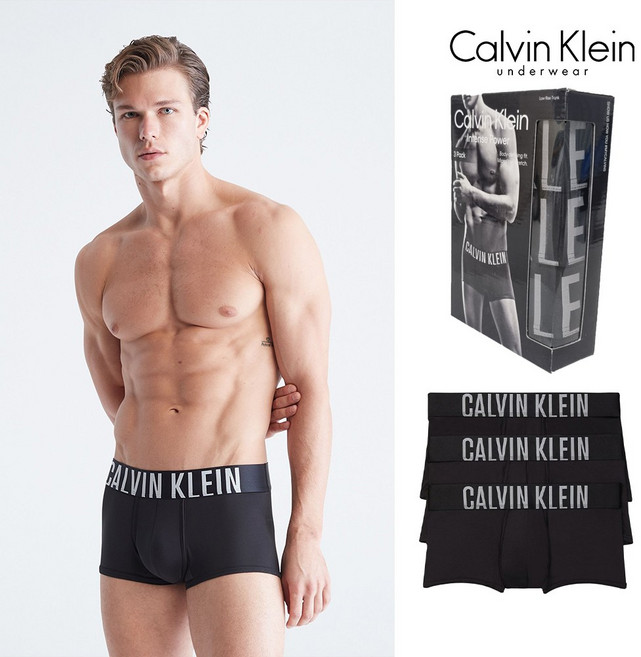 캘빈클라인 CK 인텐스파워 남자 드로즈 삼각 트렁크 팬티 3장(3pack)