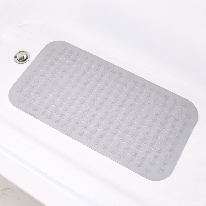 벨아로 강력흡착 미끄럼방지 욕조매트 욕실 안전매트, 1개, 그레이