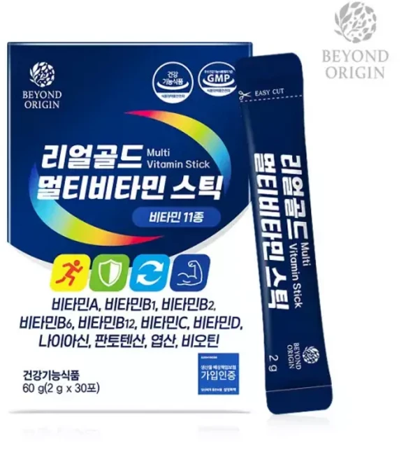 리얼골드 멀티비타민스틱, 30개, 2g