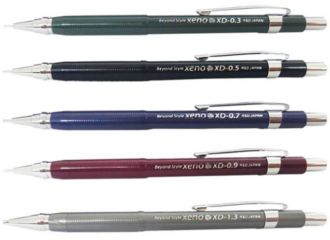xeno XD 제도용샤프 0.30.50.70.91.3mm, 1개, 1_0.3mm