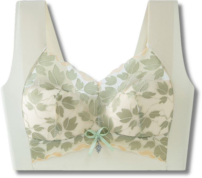 無鋼圈涼感無痕美背蕾絲內衣