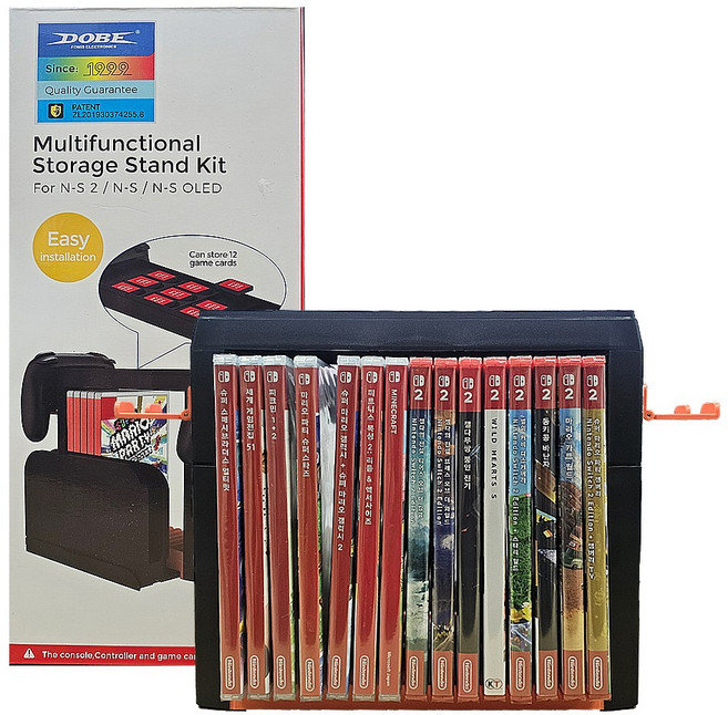 닌텐도 스위치&OLED&스위치2 본체 독 프로콘 게임 멀티 정리 보관 스탠드, 1개, 혼합색상, 단일
