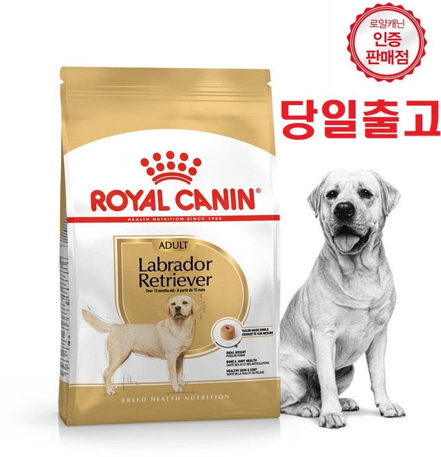최근입고품) 로얄캐닌 강아지 사료 래브라도 리트리버 어덜트 3kg 증정)랜덤간식