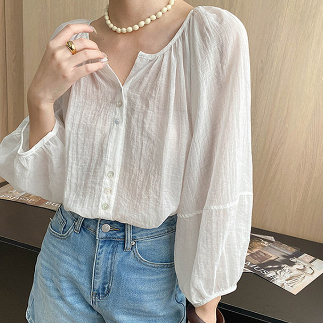 드마엘 여성 레이지 간절기 여름 셔츠(4color)+델로나