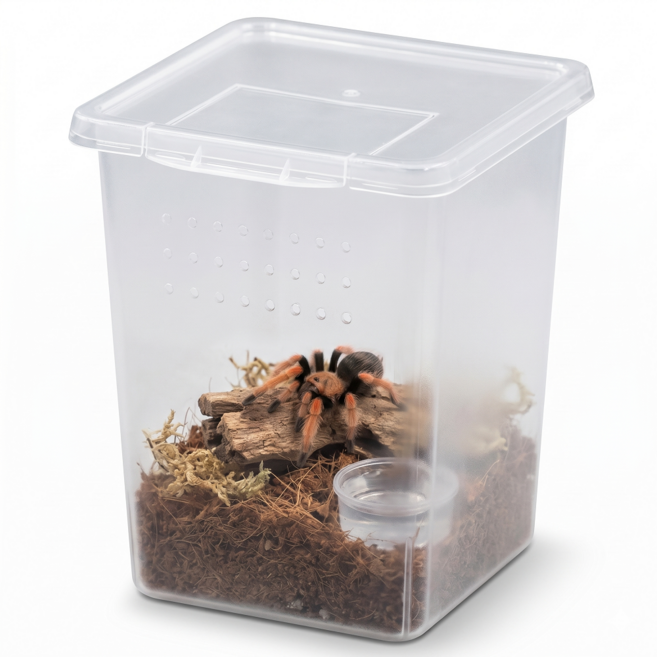 뉴런 적재형케이지 미니 세로형, 반투명흰색, 1개