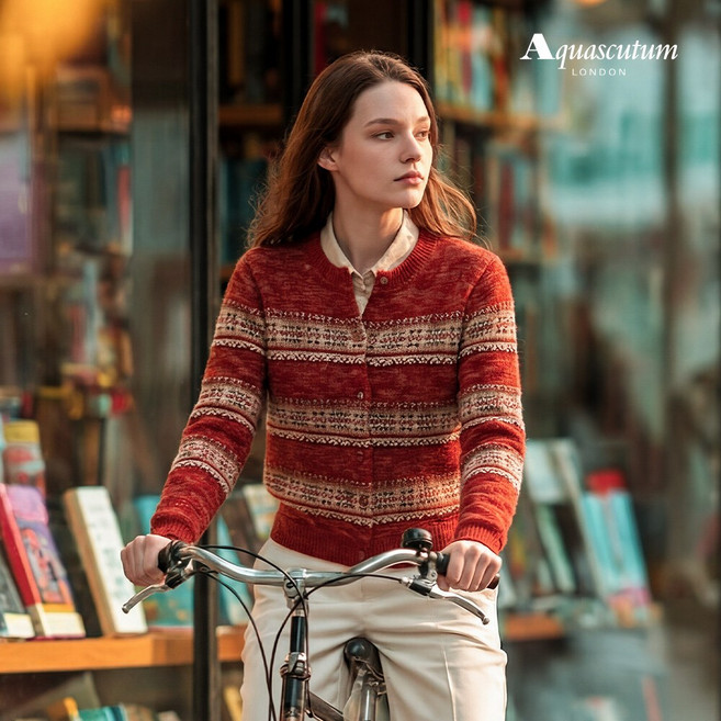 [초특가]26S/S 아쿠아스큐텀 노던 헤리티지 가디건