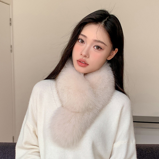 코코린느 고급지고 심플한 밍크 퍼 목도리 머플러 (5colors)
