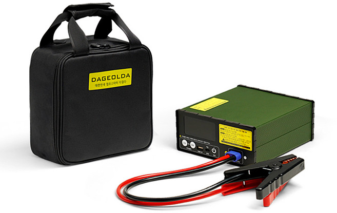 다걸다 12V 24V겸용 리튬인산철 국산 점프스타터 화물차 자동차 차량용 배터리 트럭 대용량, 40000mAh, 1개