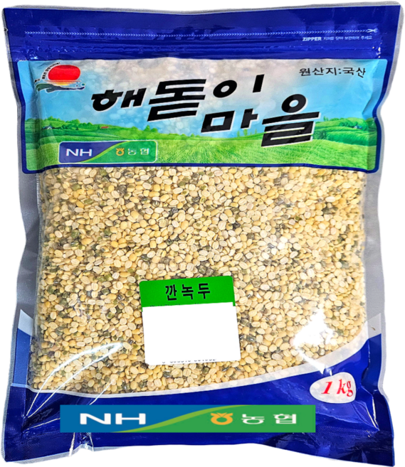 하조대농협 국산 깐녹두 잡곡, 1kg, 1개