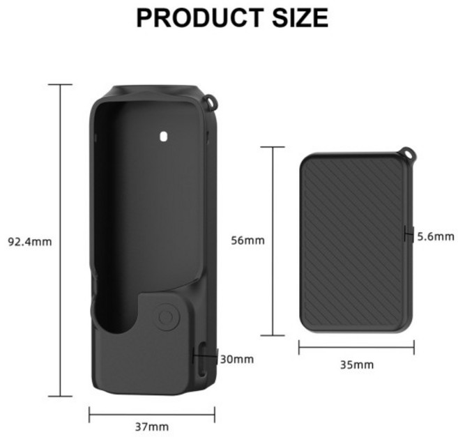 실리콘 케이스 보호 하우징 쉘 DJI OSMO-Pocket4 카메라용 방수 슬리브 텍스처 디자인 커버, 01 빠른  Mainland