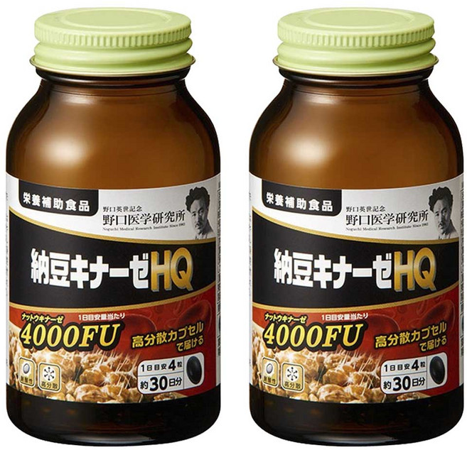 노구치의학연구소 낫토키나아제 HQ 4000fu, 120정, 2개