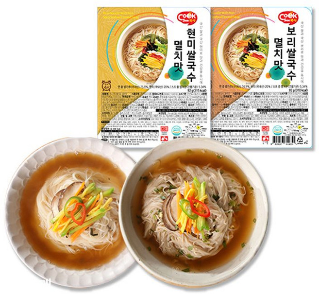 쿡시 현미보리 쌀국수, 92g