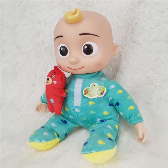 코코멜론 슈퍼베이비 뮤직 키즈 애니메이션 뽀글이 애착 인형 아이 생일 크리스마스 선물, C.(30cm)cm, 1개