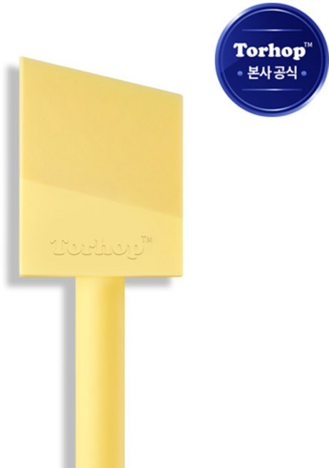 토르홉 편리한 브러쉬 라피오, 1개, 노란색