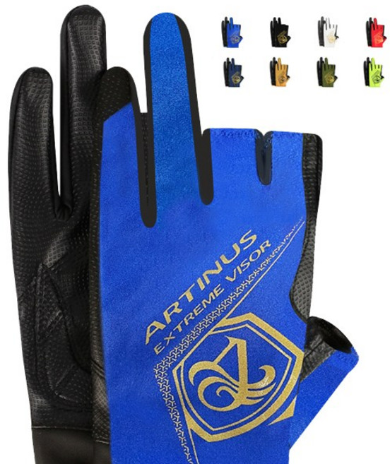 스포티 아티누스 3지 낚시 장갑, 골드, 1개