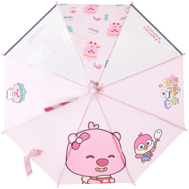 루피 우산 캠핑 입체 40 수동 안전우산 유아 어린이 우산 아기 아이 우산 3~4세용 뽀로로우산