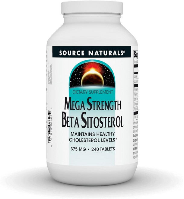 소스내츄럴스 메가 스트랭스 베타 시토스테롤 375mg 타블렛, 240정, 1개