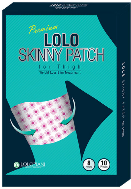 로로스키니 허벅지 패치 블랙 에디션 10매 다이어트, 10개입, 1개