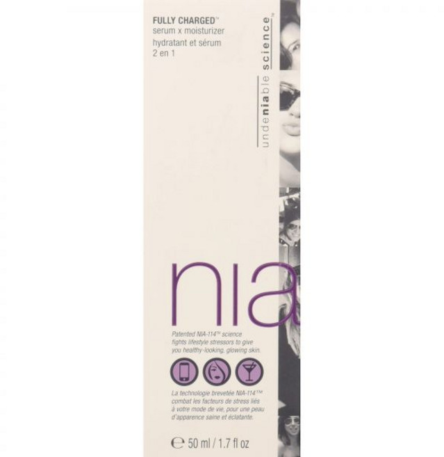 에센스 세럼 모공 수분 앰플 스트라이벡틴 NIA Fully Charged X Moisturizer 1.7 fl 온스(1온스=약30g) (Unboxed), 에센스 세럼 모공 수분 앰플 스트라이벡틴 NIA Ful