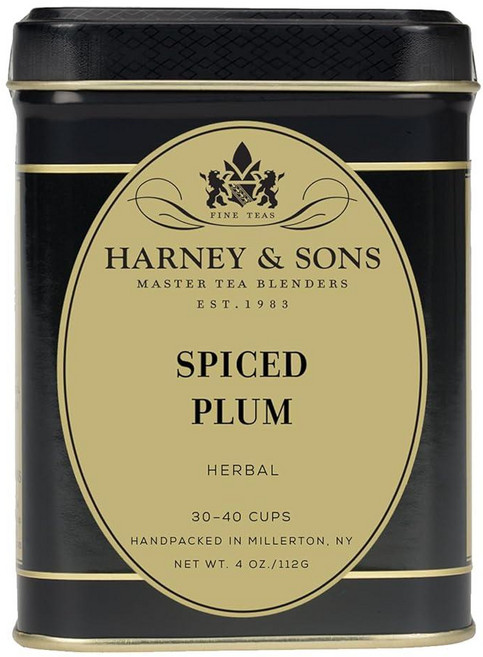 Harney & Sons 잎차 - 스파이스 플럼 허브 118.3ml(4온스), 하니앤손스 Harney & Sons 잎차 - 스파이스, 1개, 1개