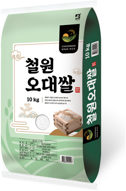 대한농산 2025년 햅쌀 철원오대쌀, 10kg, 1개, 상등급