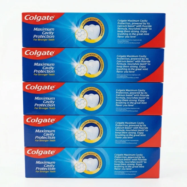 [세계판매 1위 치약 추천 1위] 입냄새 미백 잇몸 시린이 충치 풀케어 [고불소1 450ppm] "콜게이트 레귤러"4+1(사은품)[ 총 250g x 5개 무료배송] - 쿠팡