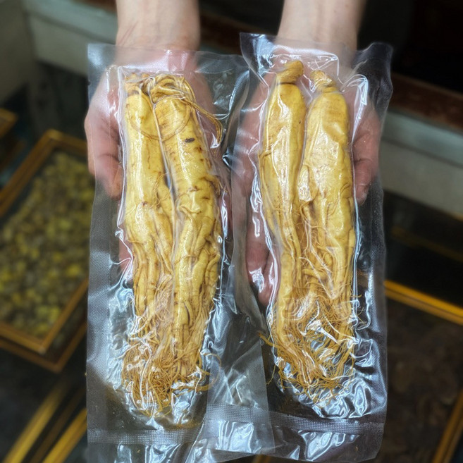 六年根 人蔘 韓式雞湯專用 長白山產, 1個, 一袋兩隻裝